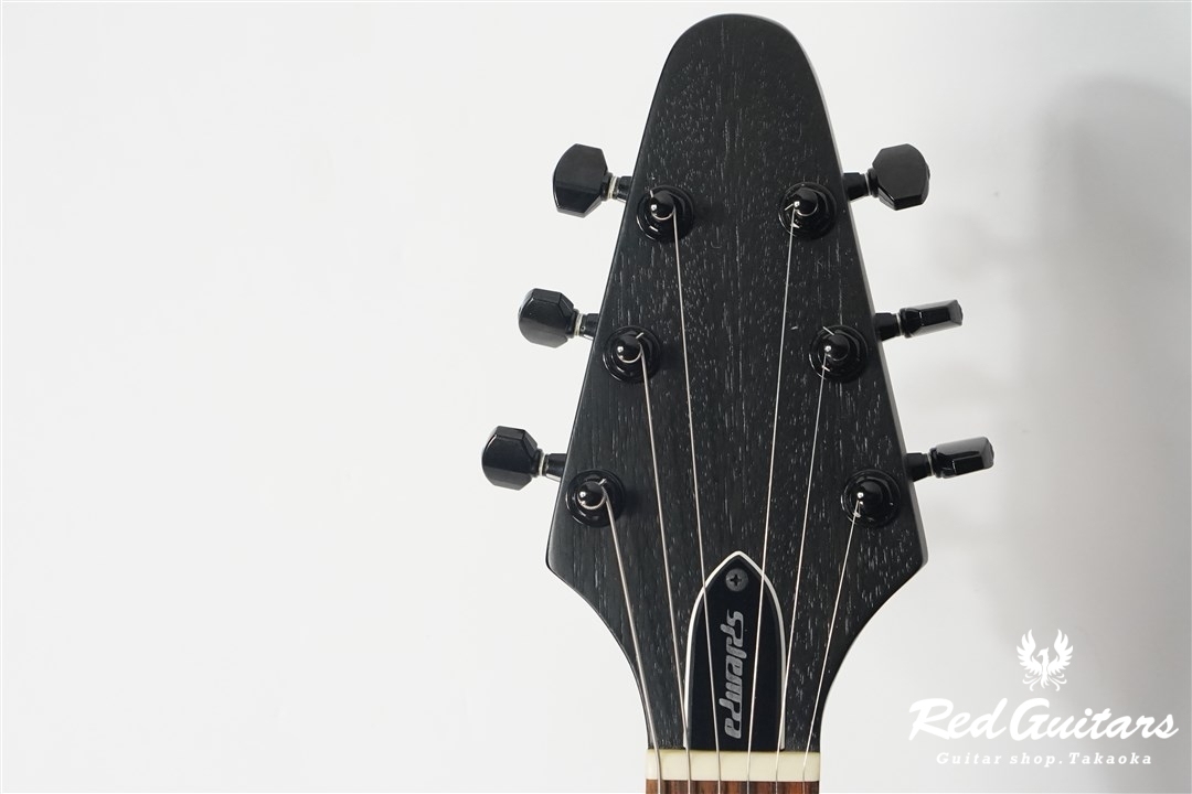 EDWARDS E-FV-125D - Satin Cloudy Black | Red Guitars Online